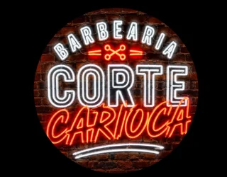 Logo de Barbearia corte carioca
