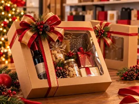 Caixa para Cestas Corporativas Natal