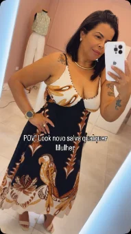 Vestido de alça