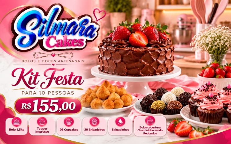 KIT FESTA PARA 10 pessoas 