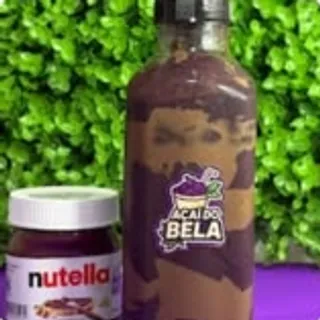 Garrafa de Açaí com Nutella