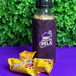 Garrafa de Açaí com Paçoquita