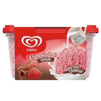 Sorvete 1L Kibom Tentação