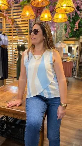 Blusa Regata Listrada