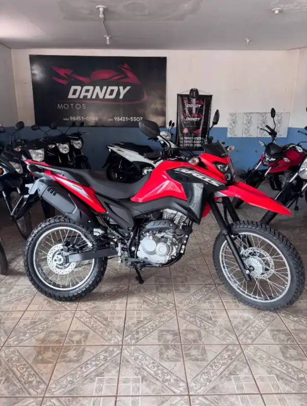 Bros 160 vermelha