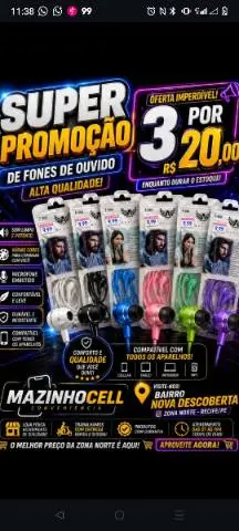 Fones de ouvido 