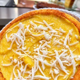 Bolo de Milho com Brigadeiro de Milho