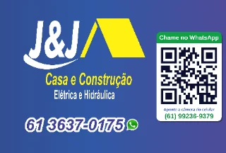 Logo de J&J casa e Construção