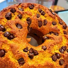Bolo de Cenoura com Chocolate